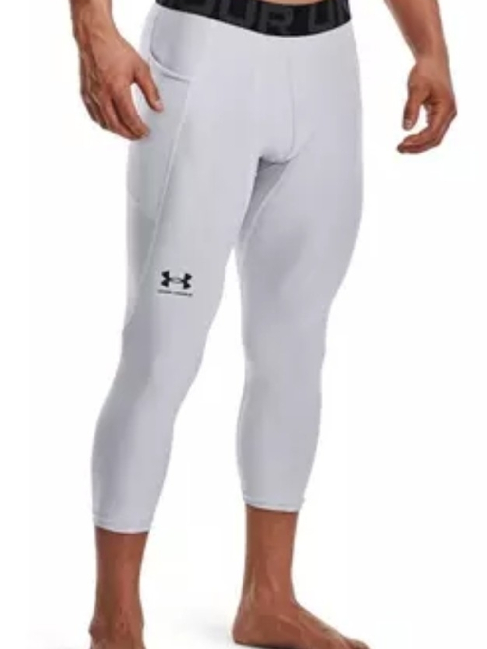 Under Armour Men’s White 3/4 Compression Swim Tights